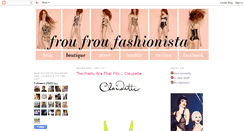 Desktop Screenshot of froufroufashionista.blogspot.com