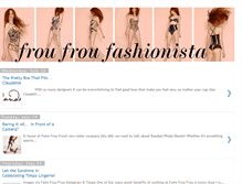 Tablet Screenshot of froufroufashionista.blogspot.com