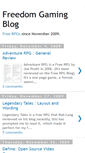 Mobile Screenshot of freedomgamingblog.blogspot.com