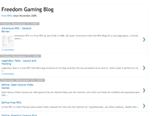 Tablet Screenshot of freedomgamingblog.blogspot.com