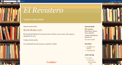 Desktop Screenshot of elrevistero-revistasylibros.blogspot.com