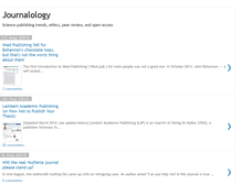 Tablet Screenshot of journalology.blogspot.com