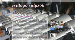 Desktop Screenshot of csillogosulyzok.blogspot.com