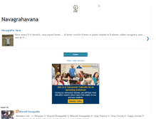 Tablet Screenshot of navagrahavana.blogspot.com