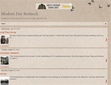 Tablet Screenshot of moderndayredneck.blogspot.com