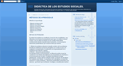 Desktop Screenshot of didactica-estudios-sociales.blogspot.com