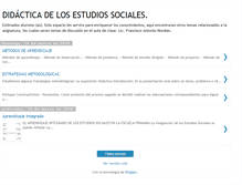 Tablet Screenshot of didactica-estudios-sociales.blogspot.com