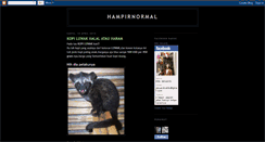 Desktop Screenshot of hampirnormal.blogspot.com