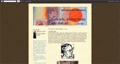 Desktop Screenshot of bookartsandalteredbooks.blogspot.com