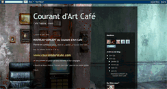 Desktop Screenshot of courantdartcafe.blogspot.com