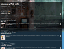 Tablet Screenshot of courantdartcafe.blogspot.com