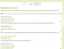 Tablet Screenshot of malaysiacruises.blogspot.com