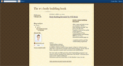 Desktop Screenshot of bodybuildingbook.blogspot.com