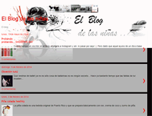 Tablet Screenshot of elblogdelasninas.blogspot.com