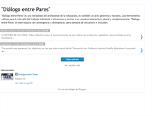 Tablet Screenshot of dialogoentrepares.blogspot.com