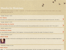 Tablet Screenshot of musclesformusicians.blogspot.com