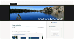 Desktop Screenshot of headforabetterworld.blogspot.com