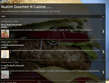 Tablet Screenshot of muslimgourmetncuisine.blogspot.com