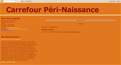 Desktop Screenshot of carrefourperinaissance.blogspot.com