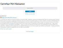 Tablet Screenshot of carrefourperinaissance.blogspot.com