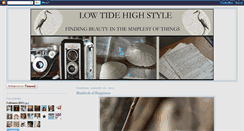 Desktop Screenshot of lowtidehighstyle.blogspot.com