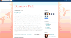 Desktop Screenshot of dominickfink.blogspot.com