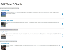 Tablet Screenshot of byuwomenstennis.blogspot.com