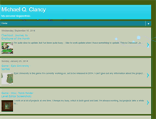 Tablet Screenshot of michaelqclancy.blogspot.com