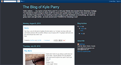 Desktop Screenshot of kylerparry.blogspot.com