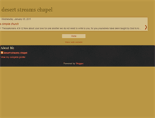 Tablet Screenshot of desertstreamschapel.blogspot.com