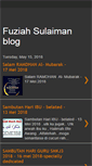 Mobile Screenshot of fuziahsulaiman.blogspot.com