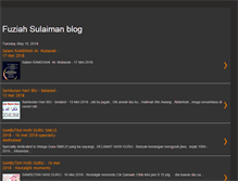 Tablet Screenshot of fuziahsulaiman.blogspot.com