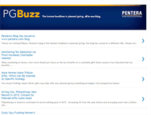 Tablet Screenshot of plannedgivingbuzz.blogspot.com