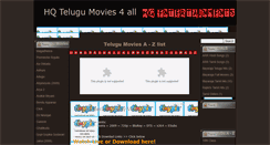 Desktop Screenshot of hqtelugumovies4all.blogspot.com