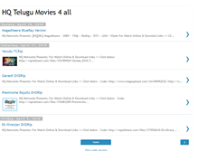 Tablet Screenshot of hqtelugumovies4all.blogspot.com