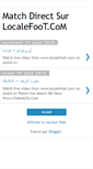 Mobile Screenshot of localefoot.blogspot.com
