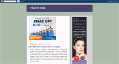 Desktop Screenshot of ngos-inindia.blogspot.com