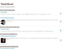 Tablet Screenshot of airpowerforces.blogspot.com