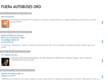 Tablet Screenshot of fueraautobusesoro.blogspot.com