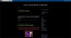 Desktop Screenshot of last-gladiator.blogspot.com