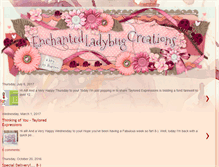 Tablet Screenshot of enchantedladybugcreations.blogspot.com