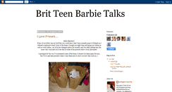 Desktop Screenshot of brittishteenbarbie.blogspot.com