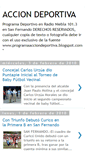 Mobile Screenshot of programaacciondeportiva.blogspot.com