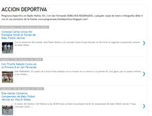 Tablet Screenshot of programaacciondeportiva.blogspot.com