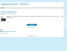 Tablet Screenshot of lagenhet-rivieran.blogspot.com