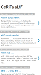 Mobile Screenshot of ceritaalif.blogspot.com