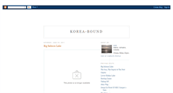 Desktop Screenshot of korea-bound.blogspot.com