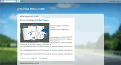 Desktop Screenshot of graphicsresources.blogspot.com