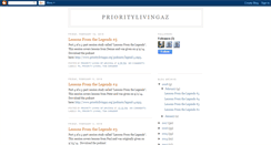 Desktop Screenshot of prioritylivingaz.blogspot.com