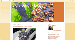 Desktop Screenshot of gigisdesign-beads.blogspot.com